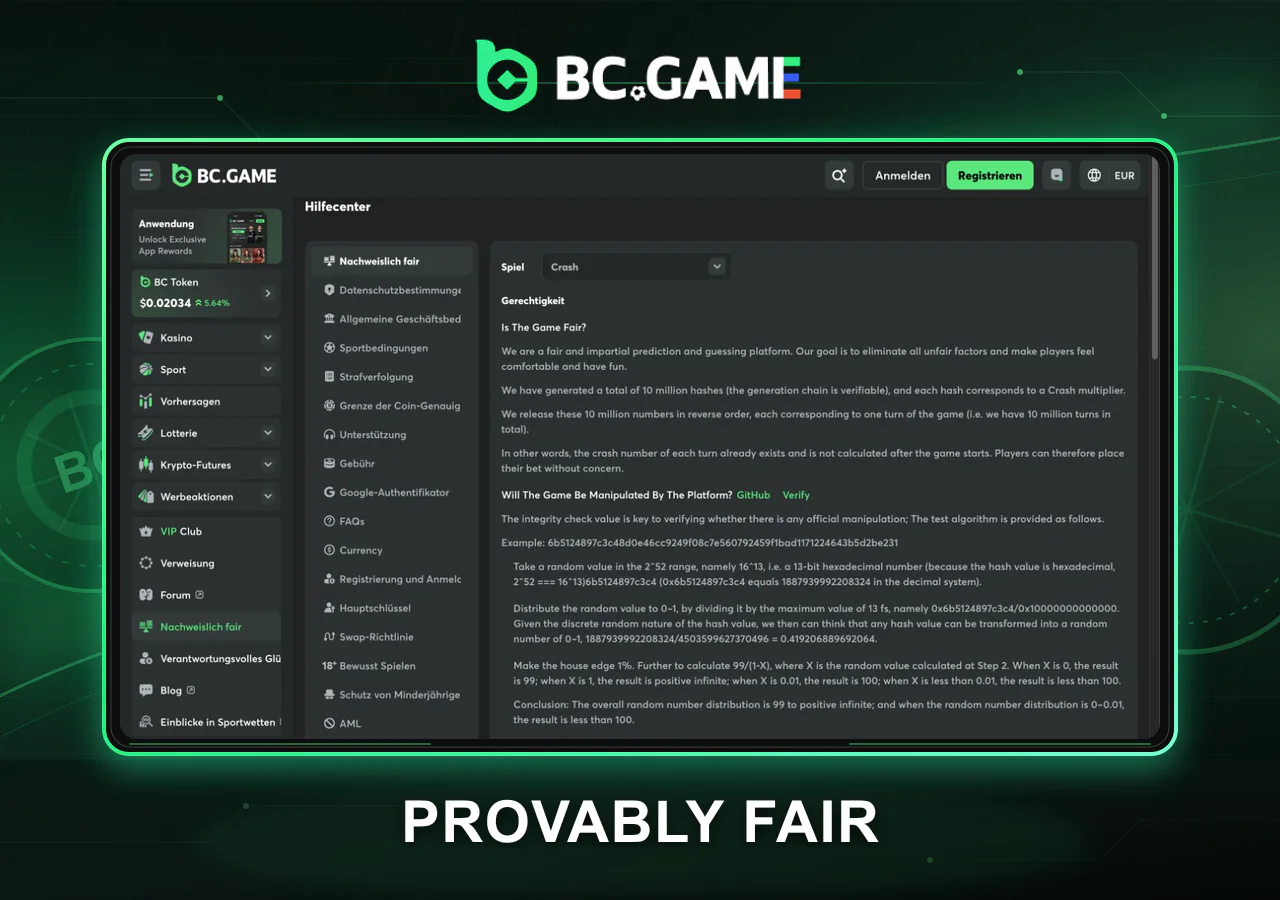 OFFIZIELLE DOMAINS, MIRRORS UND SICHERER ZUGRIFF auf BC.Game
